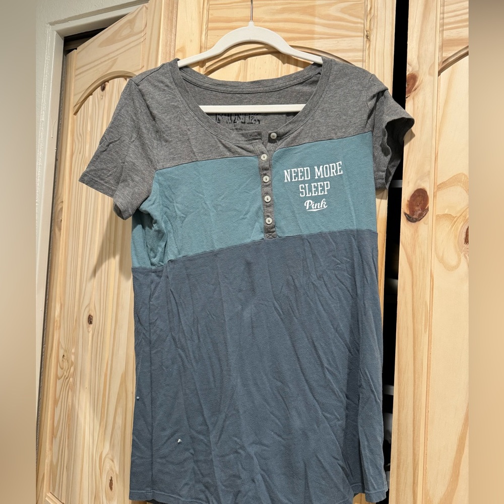 Pink sleep shirt women